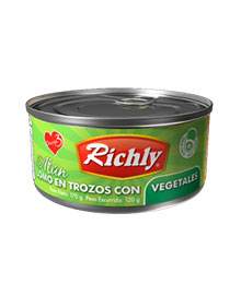 Atún con vegetales