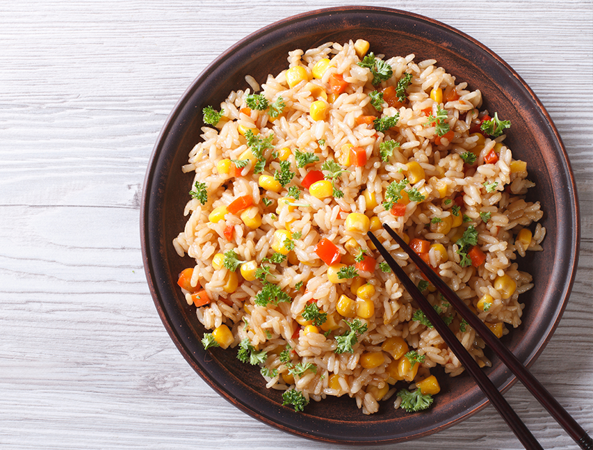 Arroz especial con maíz dulce