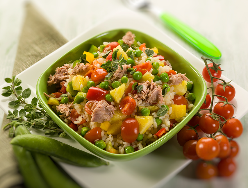 Arroz con atún y piñas Richly
