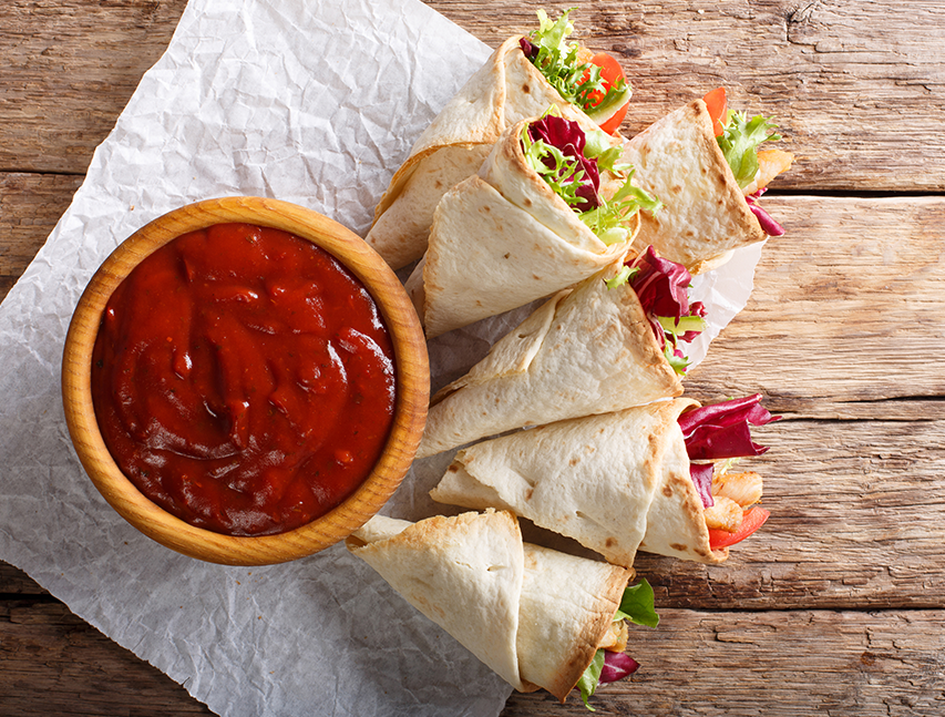 Conos de pollo en salsa de tomate a la Richly