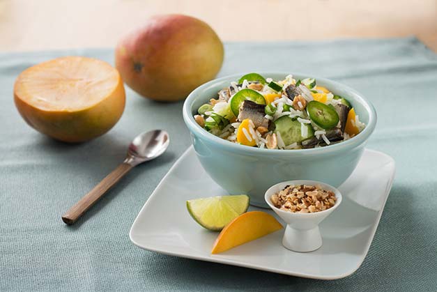 Arroz tropical con picantito