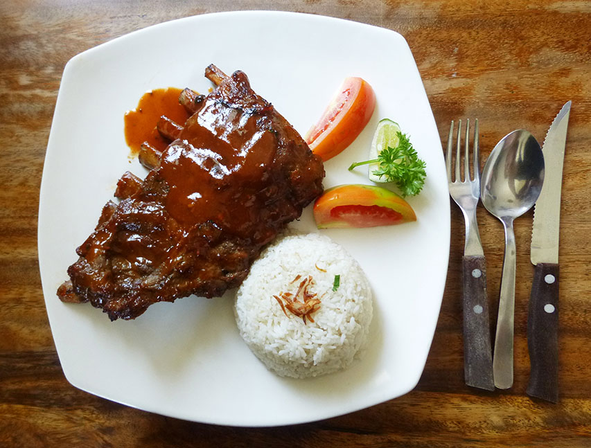 Costillas a la barbacoa