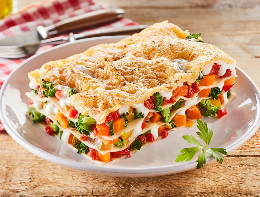 Lasaña vegetariana