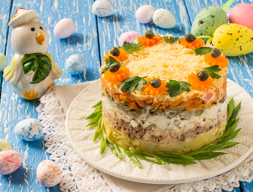 Ensalada fría de atún y papa