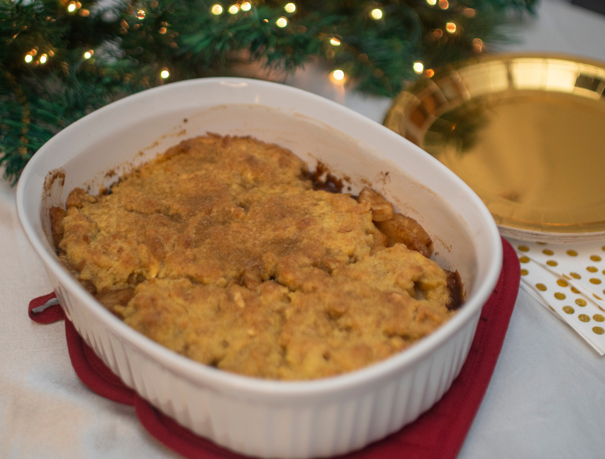 Crumble de piña