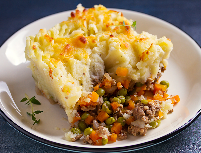 Pastel de papa con carne