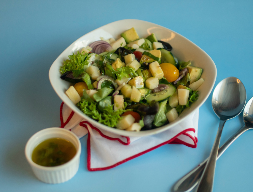 Ensalada de palmito con pepino